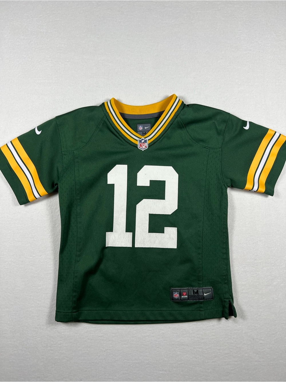 Nike Kids Green Bay Packers Aaron Rodger’s #12 Green Home Jersey Size M